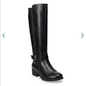 Croft & Barrow® Tapir Black Riding Boots NEW